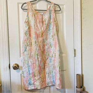 NWT Cristina Vergani sz S linen summer dress.